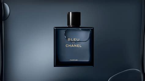 blue of Chanel perfume